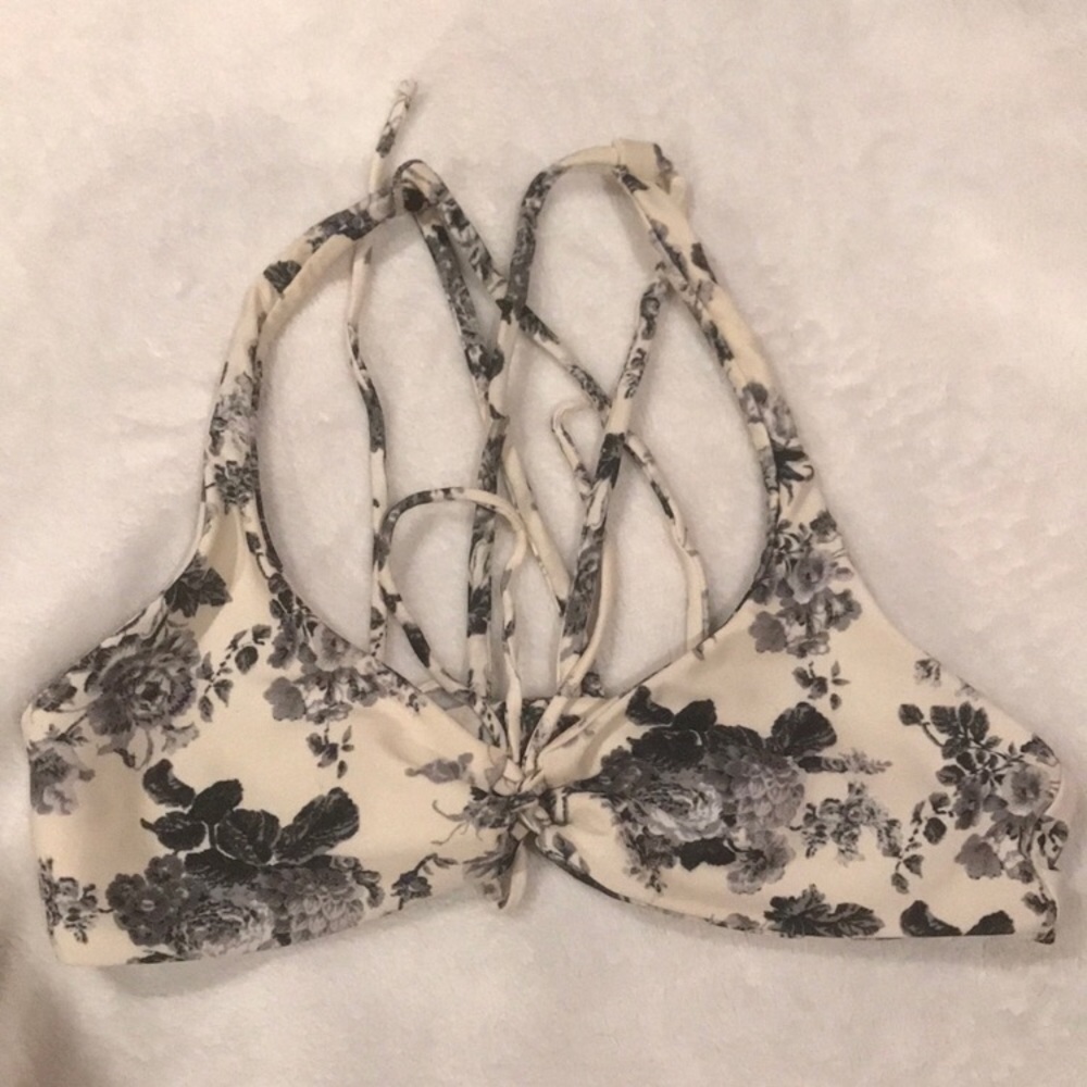 Boys and Arrows Floral bikini Top